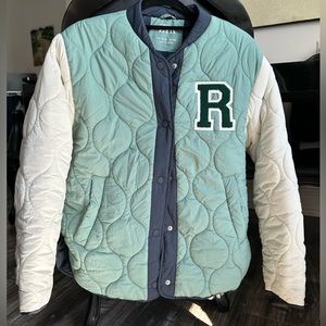 Zara kids letterman jacket, Size 13-14, NWOT